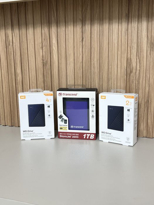 Transcend  StoreJet® 25M3  1Tb  orginal + WD drive