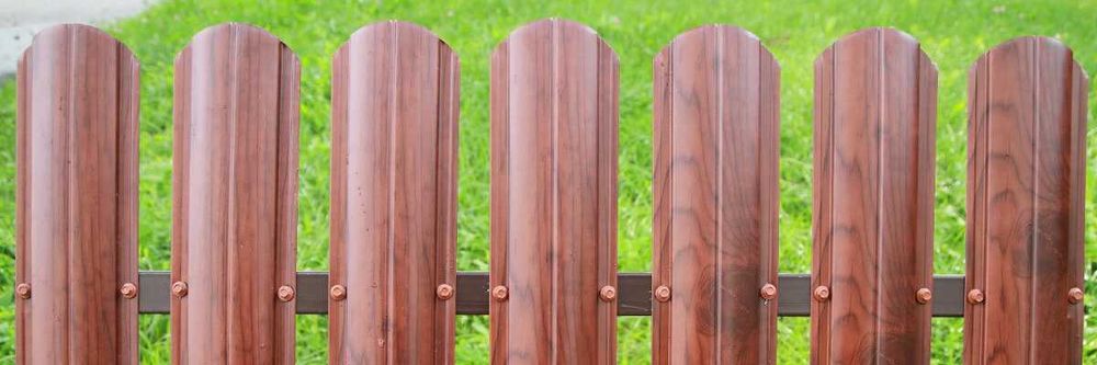 Штакетник металлический для забора