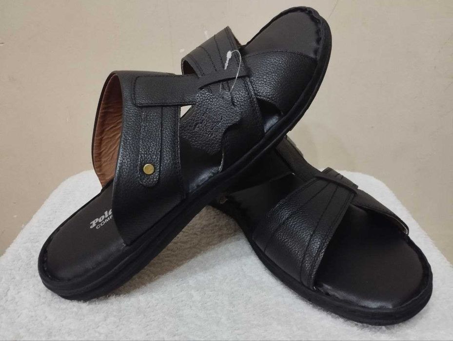 Продам новые турецкие шлепанцы.Натуральная кожа.От бренда Polaris.