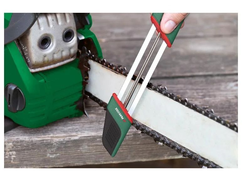 Ascuțitor de lanț 3/8 lanțuri de 3/8 set de 2 pila Parkside ascutit