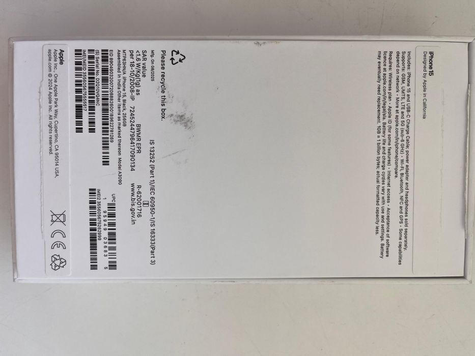 iPhone 15/256 с гарантией