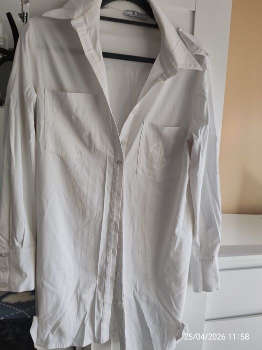 Бяла дълга риза Алеса