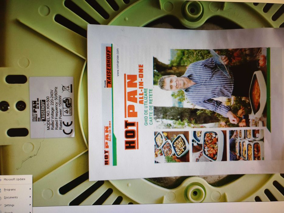 Aparat gatit electric Hot pan original si fripteuza aer cald Tefal