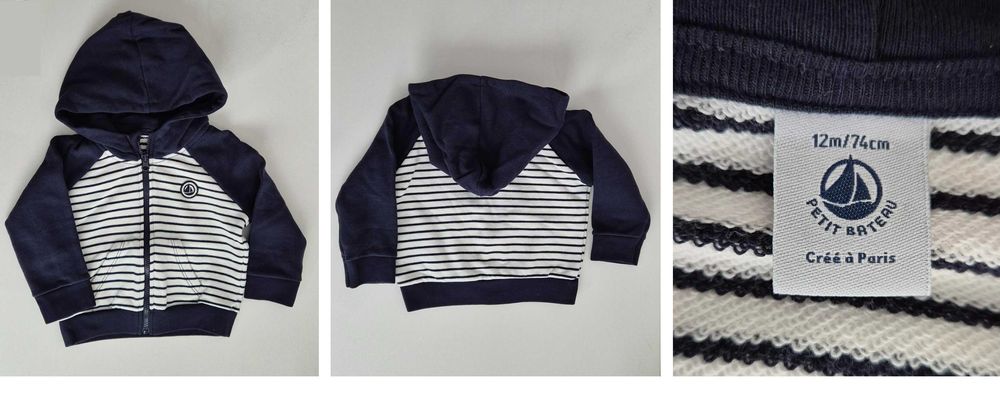 Суичър за момче Petit Bateau 12M 74 cm