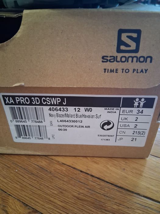 Детски боти Salomon EU34