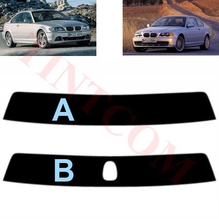 BMW 3 серия Е46 (2 врати, купе, 99-05)- Фолио за затъмняване на стъкла