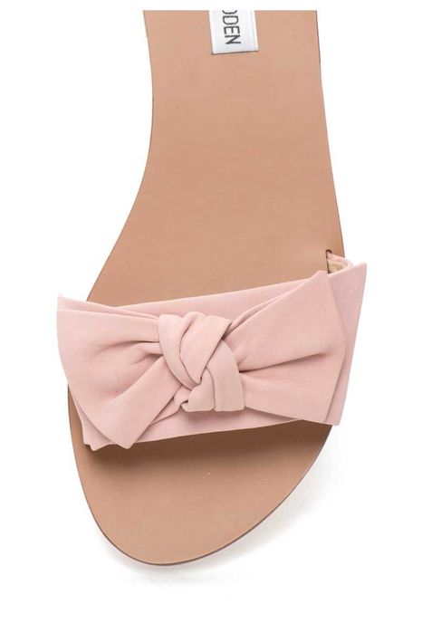 Steve Madden - Розови чехли от набук, размер 39