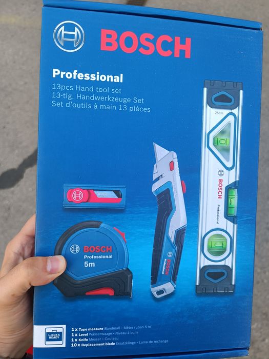 Син Бош Комплект ръчни инструменти BOSCH - 13 части