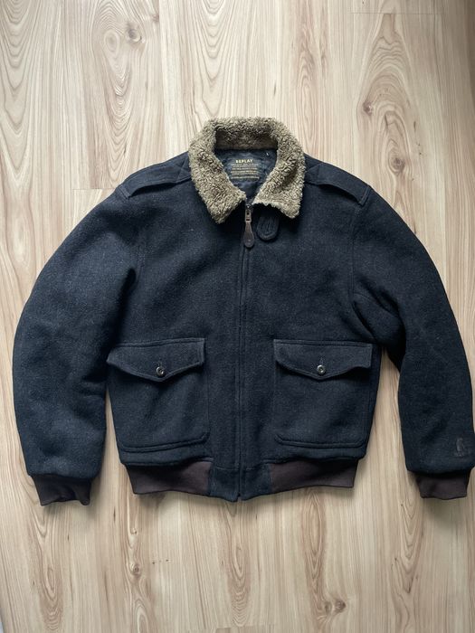 REPLAY / мъжко вълнено яке XL