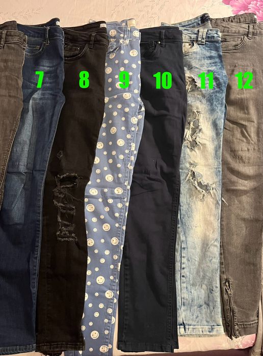 Лот дънки SQUARED2, Reserved, Pause, H&M и ZARA