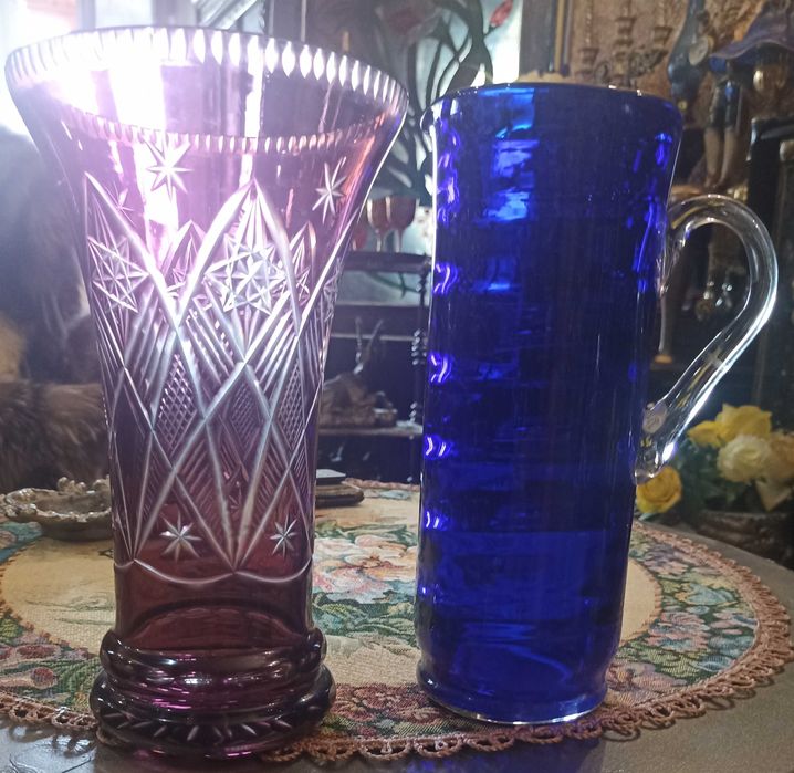 Продам кувшин антикварный. Кобальт.