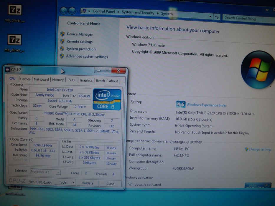 Procesor intel core i3 2120 3.3 Ghz socket 1155 + cooler + pasta termo