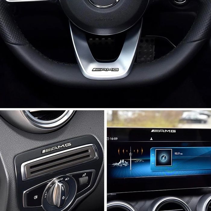 Emblema/embleme Mercedes Benz AMG volan,bord,scrumiera