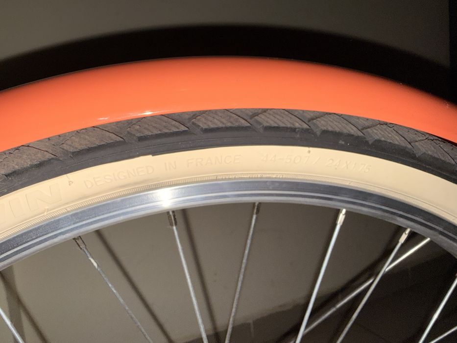 Детско колело за момиче 9-12 г., 24 инча, като ново