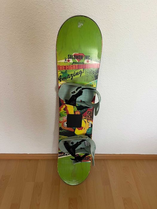 Placa snowboard Salomon Junior 115cm +legaturi NOI K2 LIL KAT