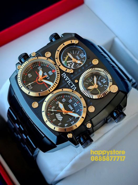 INVICTA Zulu black 54 mm, Инвикта нов ръчен часовник