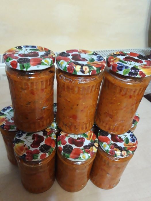 Zacusca de vinete cu ciuperci 100% naturală