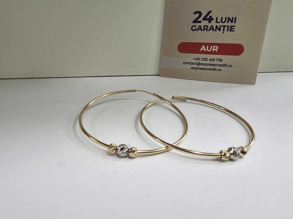Cercei Aur 14K 4.15g (ECA 39 / B.17883.1) Garantie 2 ani!!!