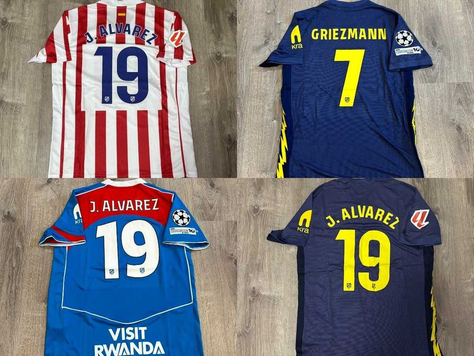 Tricou Atletico Madrid fotbal 25/26 - personalizat