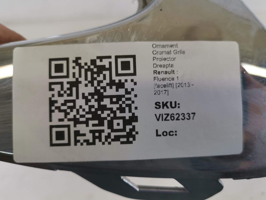Хромиран Орнамент Решетка Проектор Десен Рено Флуенс 1 [фейслифт] [ -