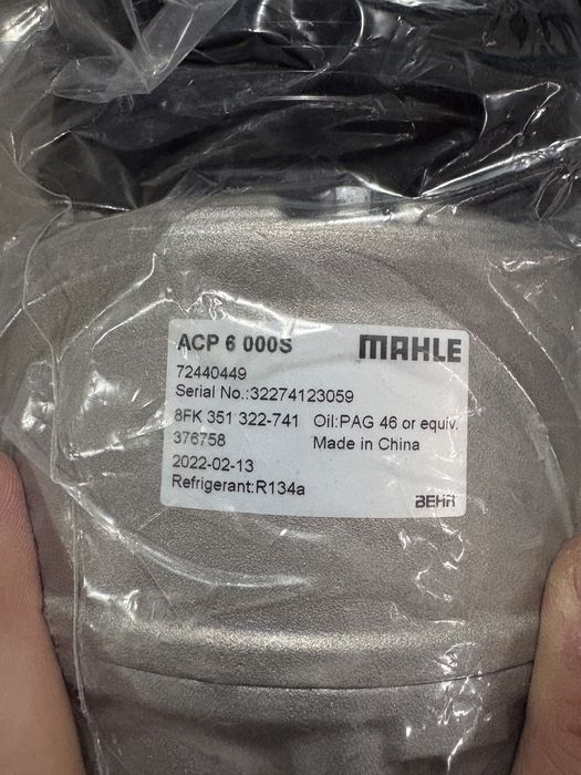 Compresor clima auto