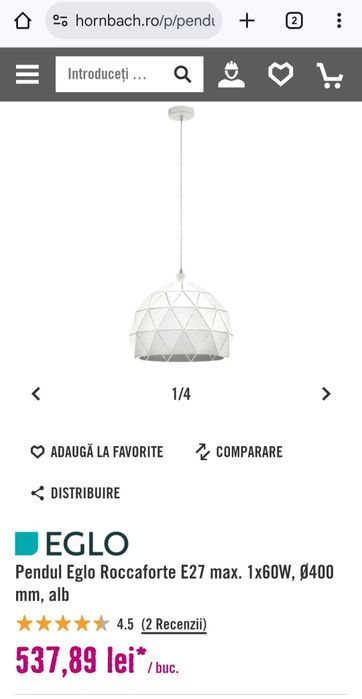 Lustră pe cablu Roccaforte