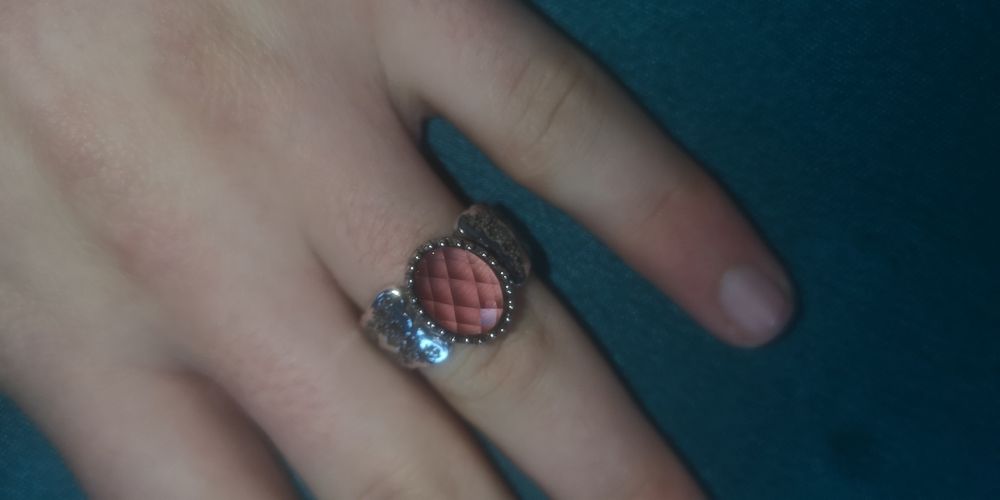 Inel din argint s925 cu piatră prețioasă sintetică