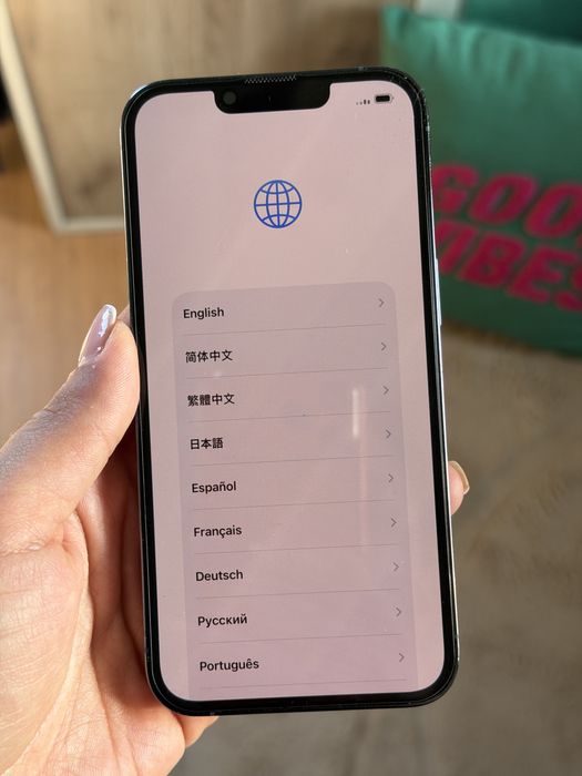 Телефон  iPhone 13pro Sierra Blue