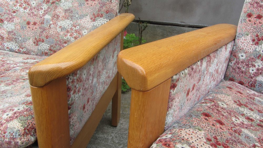 Set mobila canapea, fotolii ,masuta, toate lemn masiv supercalitate