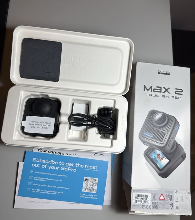 GoPro MAX 2 (True 8K 360) – Ca nouă / Pachet complet