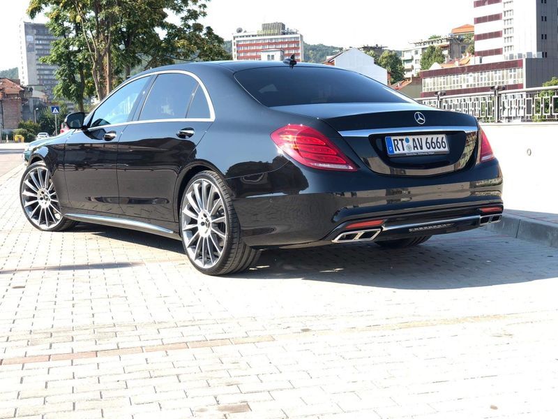 S63AMG пакет W222 S65 Mercedes предна задна броня дифузьор накрайници