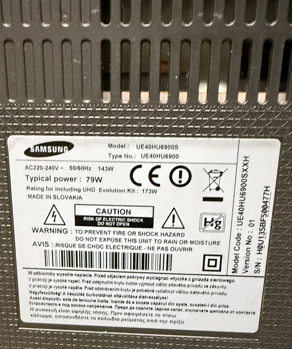 Vând tv Samsung Smart LED 101 cm