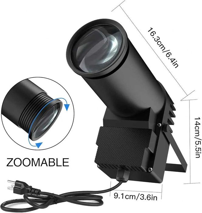 U`King 30 W LED Pinspot Spot Lights RGBW Spotlight Headlight DMX512