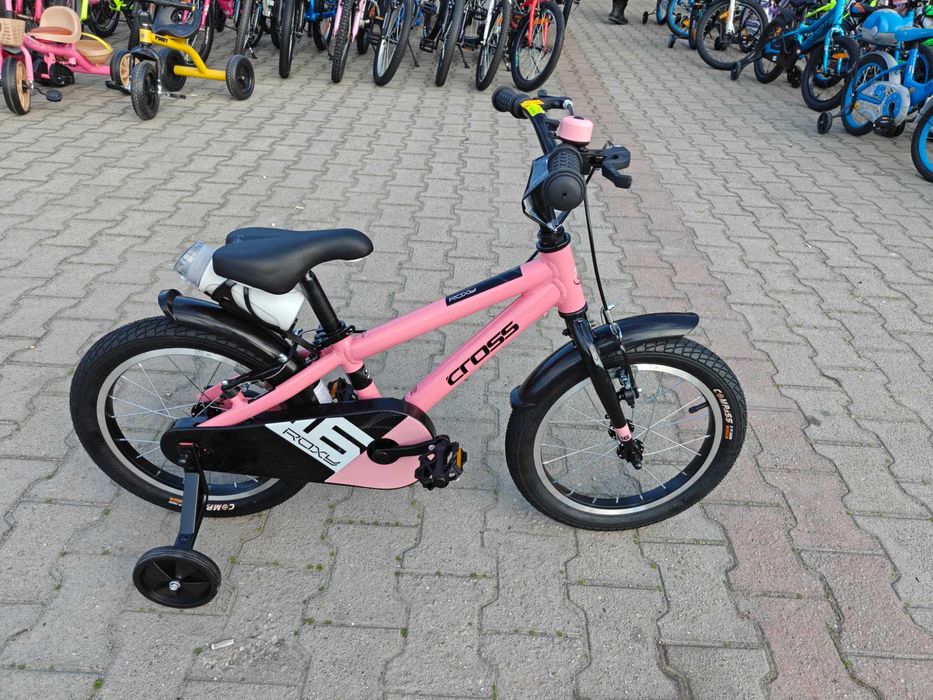 CROSS Алуминиев велосипед 16" ROXY розов