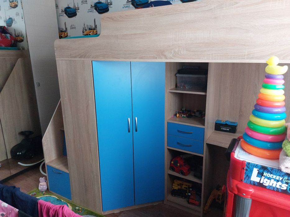 Кровать-чердак для детей + матрас