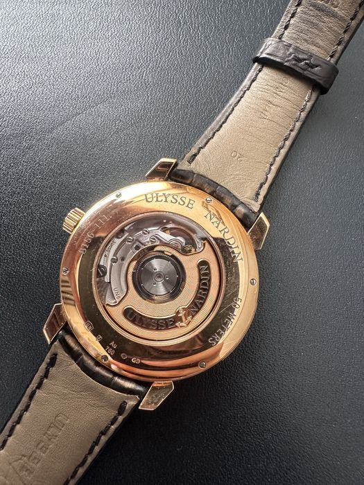Часы золотые наручные Ulysse Nardin