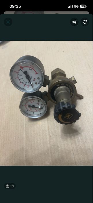 Reductor presiune SAF-FRO EUROFRO Argon / CO₂ – 230 bar, 2 manometre