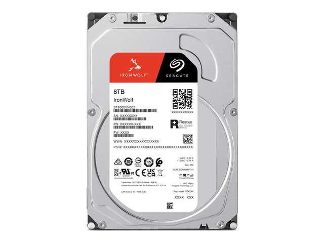 Hdd intern Seagate IronWolf ST8000VN002,8 TB-3,5",SATA 6 Gbps,sigilat