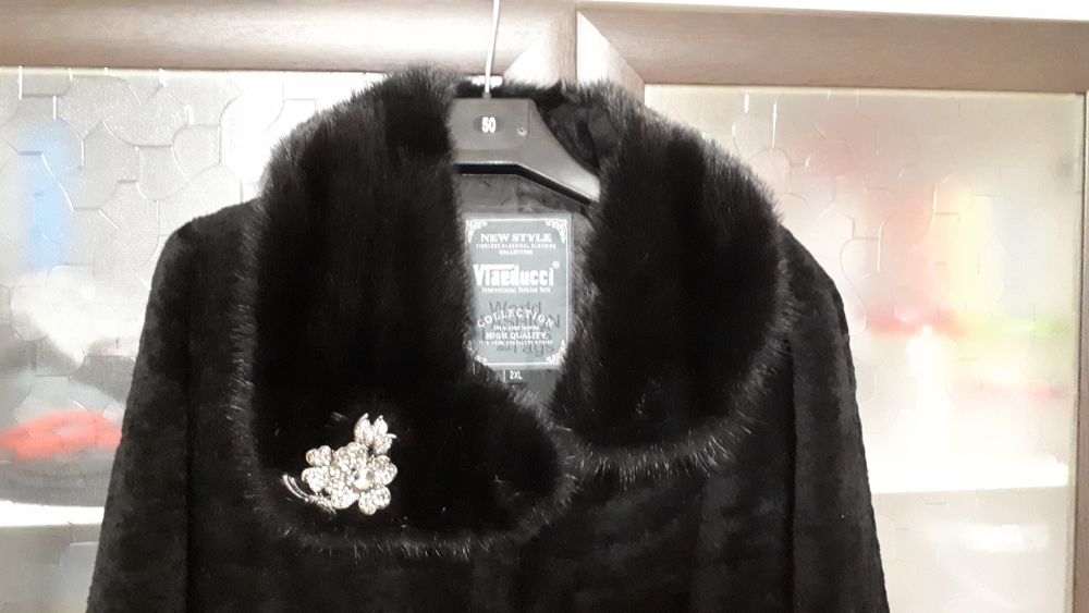 Шуба мутон. Размер  52-54