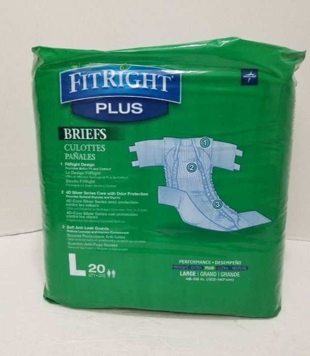 Подгузники для взрослых FITRIGHT производства США.