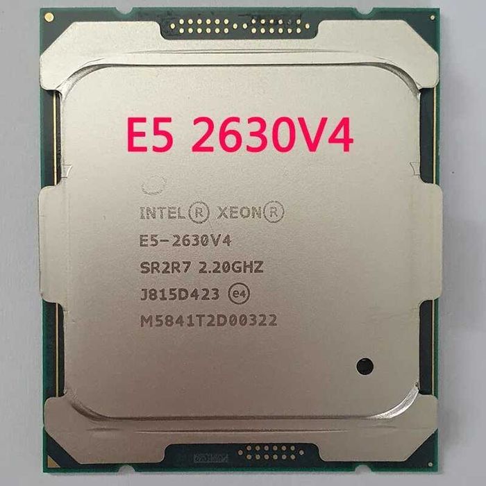 Процессор Xeon E5-2630 v4 10 ядер 20 потоков.