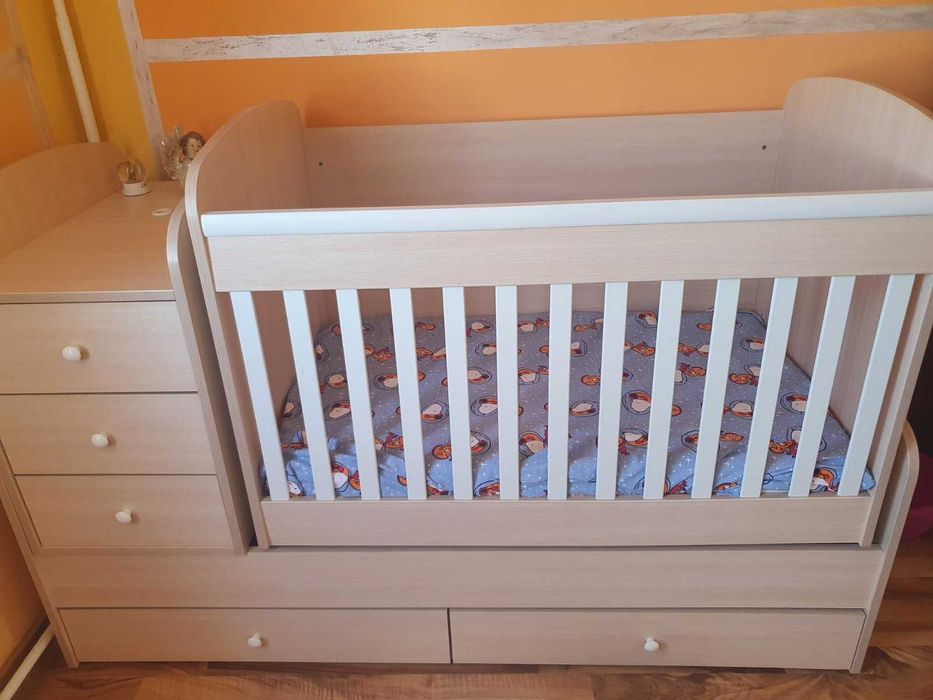 Детска кошара с матрак