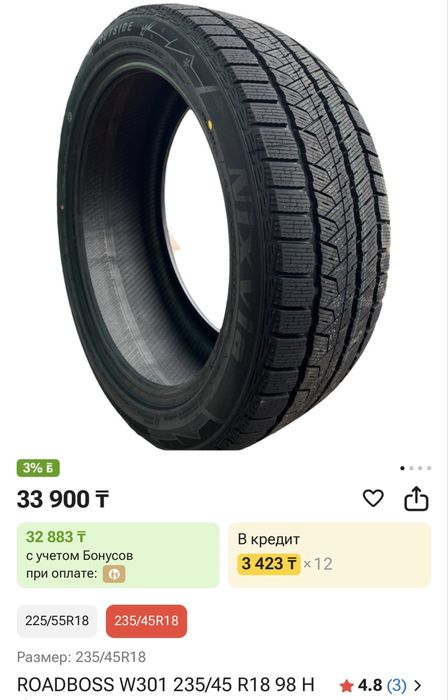 Зимние шины ROADBOSS W301
