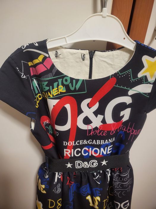 Разкошна детска рокля- D &G