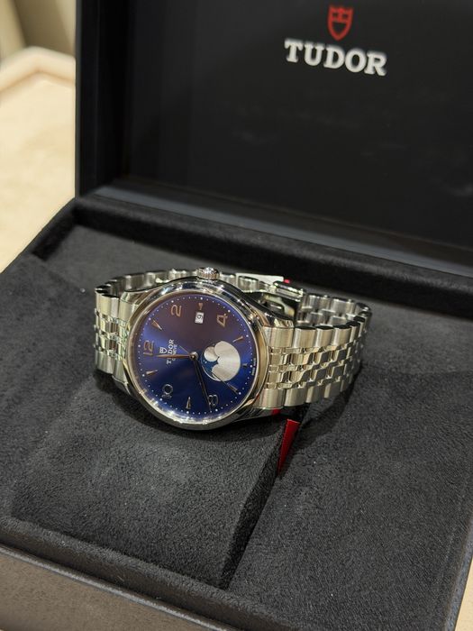 Часы Tudor 1926 Luna Moonphase Blue Dial 39mm (Полный комплект)