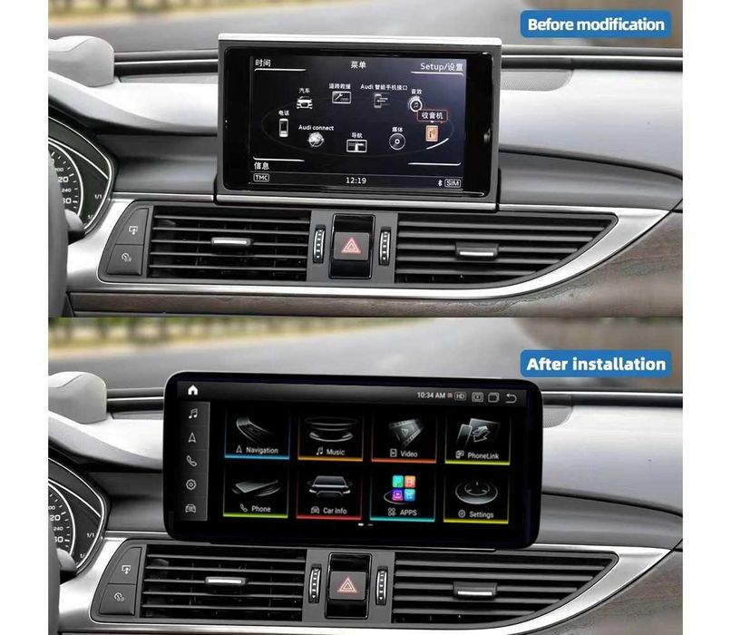 AUDI A6L 2012/2015 HN+R 10.25" - андроид навигация, 3217+10/+12