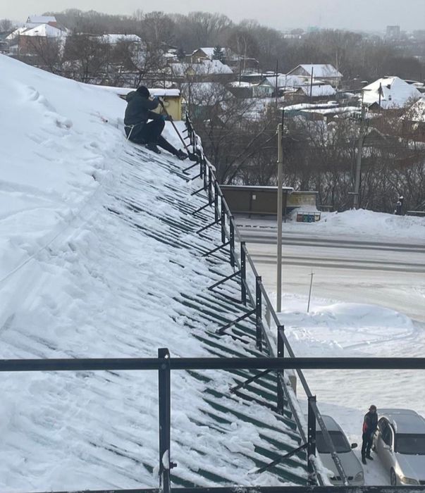 уборка снега Астана