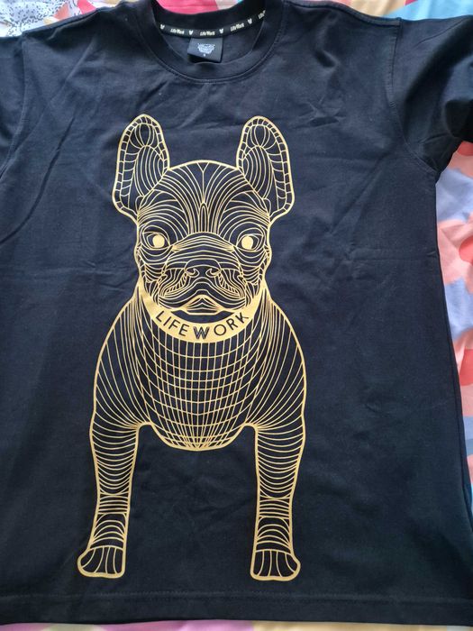 Мъжка тениска с куче