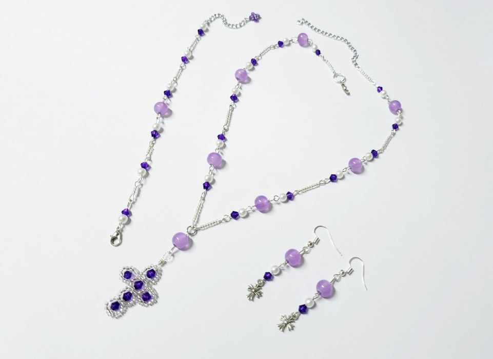 Seturi bijuterii martie, martisor, cruciulite finute multe culori