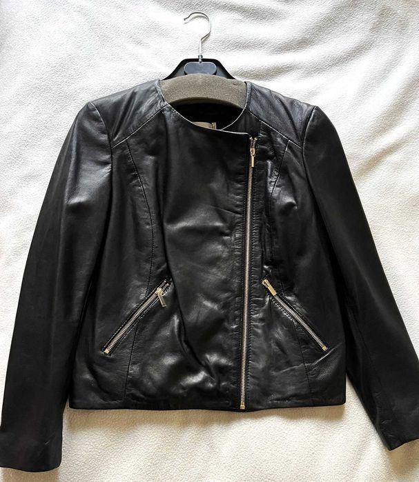 Geaca de Piele Biker Mango Noua